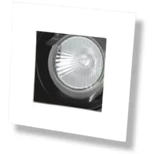Linea Verdace Lighting - Linea Verdace Square Recessed Downlight Aluminum White