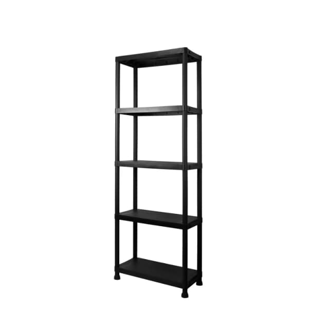 Streetwize 5 Tier Heavy Duty Shelving Unit - Black One Size
