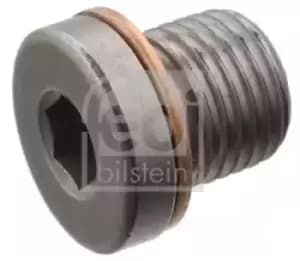 FEBI BILSTEIN Screw Plug 101020 VW,AUDI,SKODA,Golf IV Schragheck (1J1),Golf V Schragheck (1K1),POLO (9N_),TOURAN (1T1, 1T2),Passat Variant (3C5)