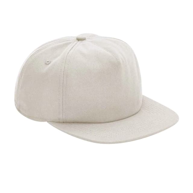 Beechfield Beechfield Men Cotton 5 Panel Baseball Cap in Light Sand Light Sand One Size Male 5063300465530