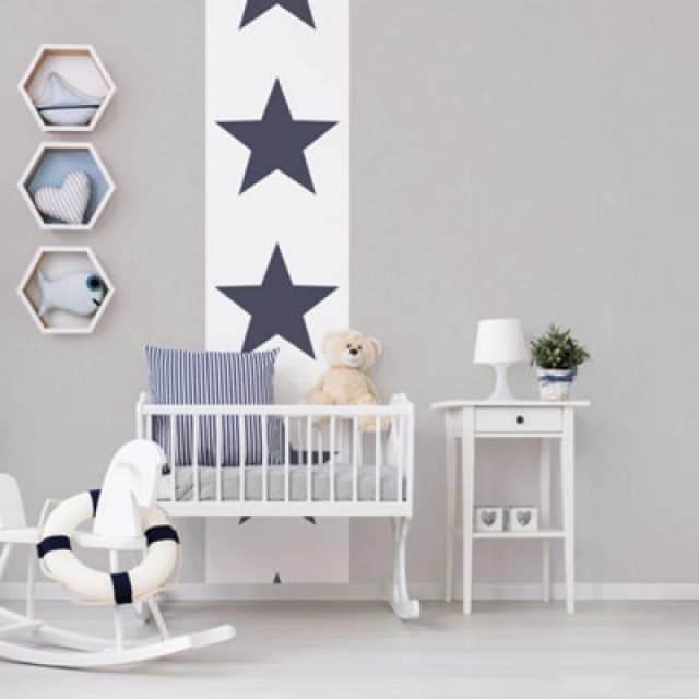 Galerie Deauville 2 Taupe Beige Denim Smooth Wallpaper