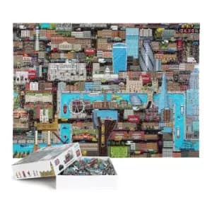 Bopster London 8-bit Pixel Jigsaw Puzzle - 1000 Piece