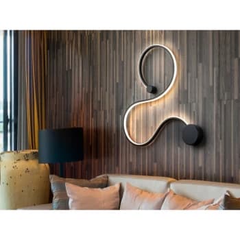 Schuller Lighting - Schuller Grafos - Integrated LED Wall Light, Matt Black