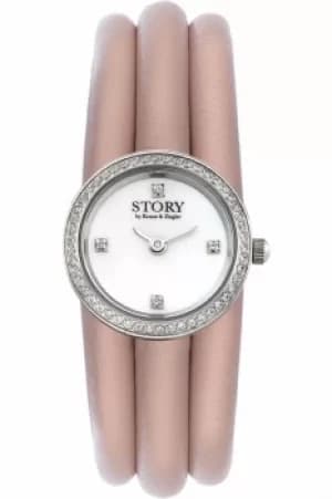 Ladies Story Watch Lambskin Powder Watch 1904526-57