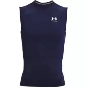Under Armour Armour Heat Gear Armour Compression Sleeveless Tee - Blue