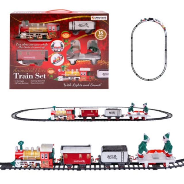 Christmas Workshop Elves Animated Christmas Train Set 70139