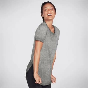 Skechers Godri Essential T Shirt Ladies - BLACK