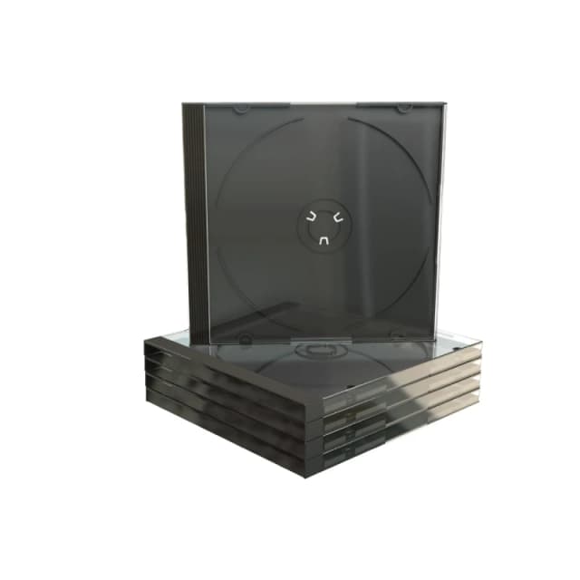 MediaRange BOX31 optical disc case Jewel case 1 discs Black. Transpare