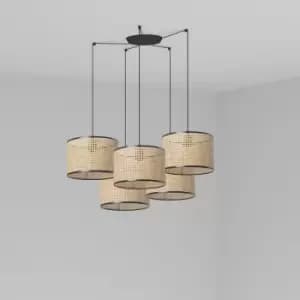 Mambo Triple Cylindrical Cluster Drop Light Beige, E27