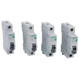 Schneider Electric EZ9F16140 EASY9 40A 1 Pole Type B Miniature Cir...