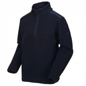 Regatta Colman Half Zip Fluffy Fleece - Navy/Navy