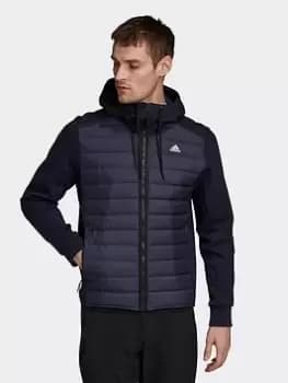 adidas Varilite Hybrid Jacket, Brown, Size 2XL, Men