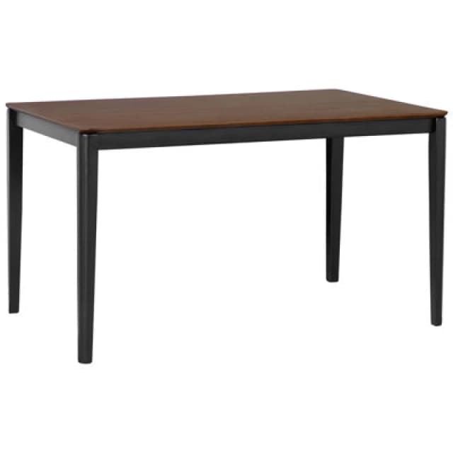 Beliani Dining Table Cedar Dark Walnut 135cm 80 Cm