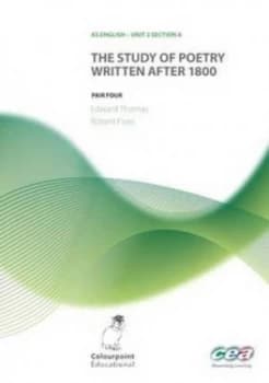 The Study of Poetry Written After 1800. Paperback