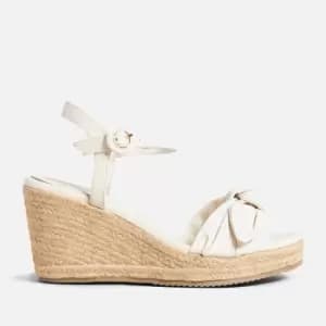 Ted Baker Bryanah Wedged Leather Sandals - UK 5