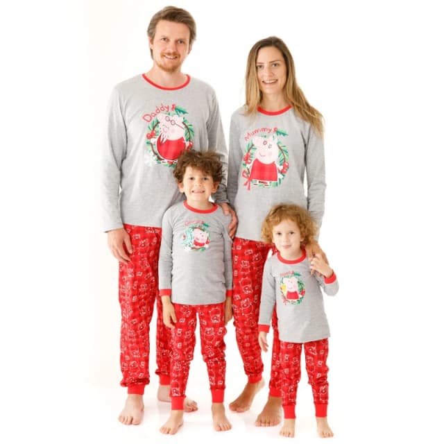 Peppa Pig Long Sleeve Long Leg Pyjama Set Red female