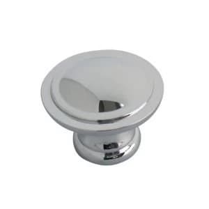 BQ Chrome Effect Round Internal Knob Furniture Knob