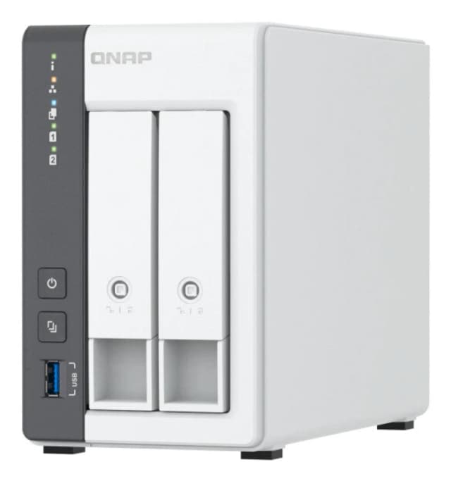 QNAP QNAP TS-216G NAS/storage Server Tower Cortex-A Cortex-A55 4GB HDD White TS-216G
