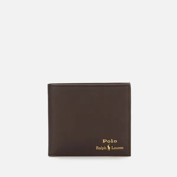 Polo Ralph Lauren Mens Smooth Leather Wallet - Brown