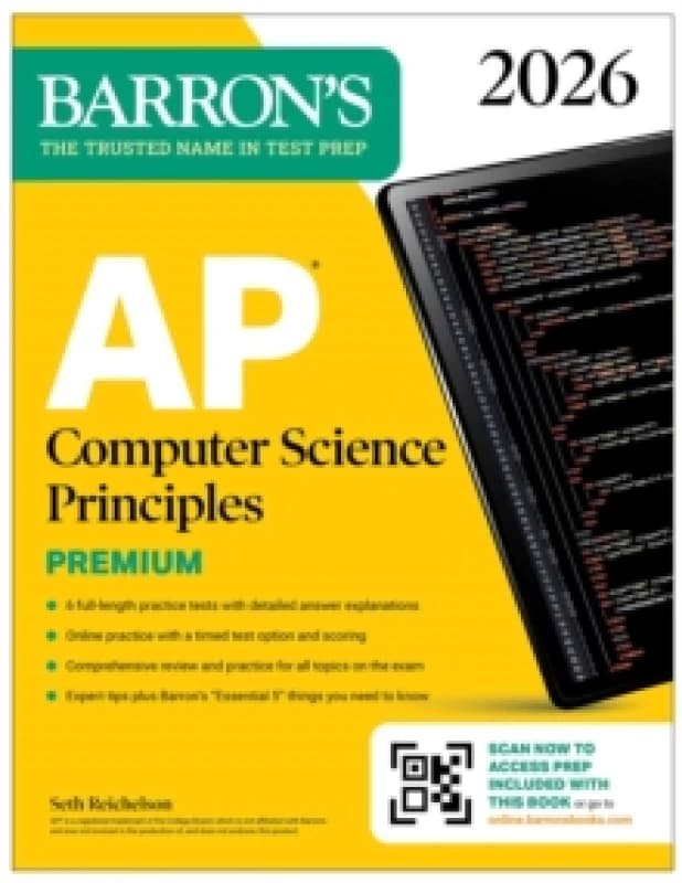 AP Computer Science Principles Premium, 2026: Prep Book with 6 Practice Tests + Comprehensive Review + Online Practice Paperback / softback