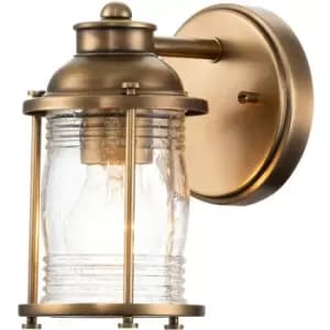 Quintiesse Kichler Ashland Bay Wall Lamp Natural Brass, IP44