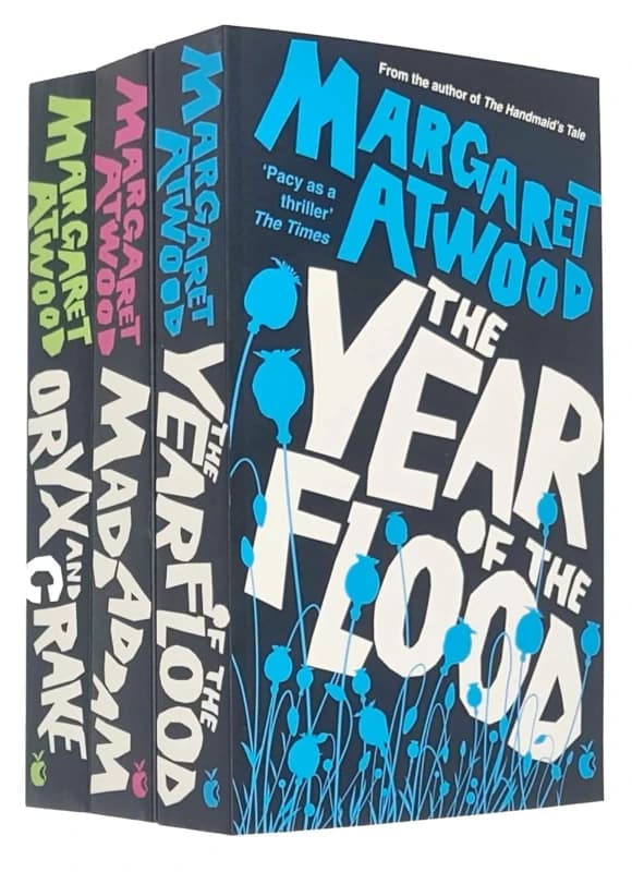 MaddAddam Trilogy 3 Book Set By Margaret Atwood Oryx And Crake The Year Of The Flood MaddAddam Margaret Atwood Books