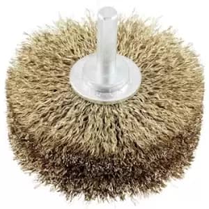 kwb HOLZSTRUCTURE BRUSH, HSS STEEL WIRE BRASS 604030