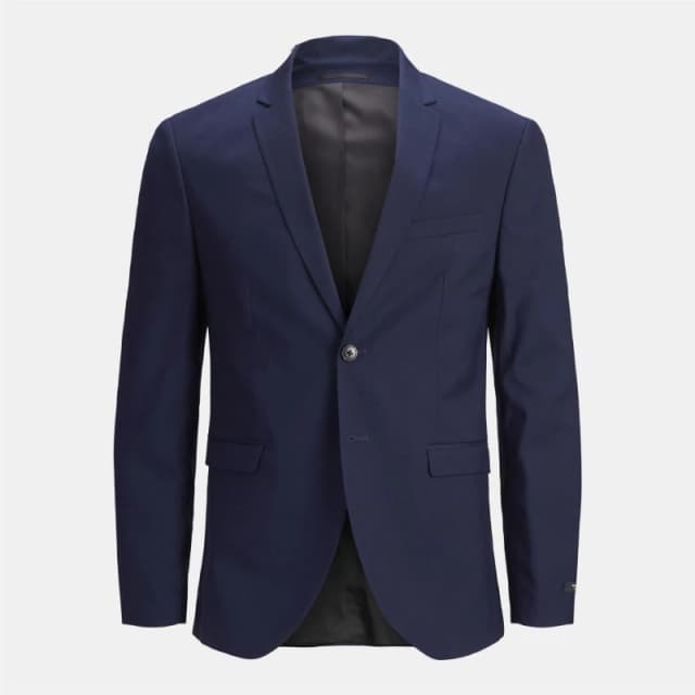 Jack and Jones Plus Size Franco Blazer Blue male 56R