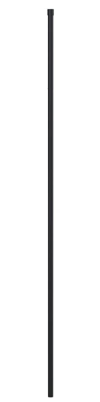 Balterley Wetroom Accessories Ceiling Post Satin Black Black