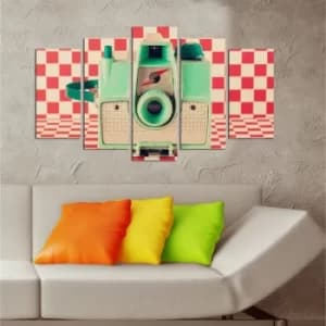 5PMDF-85 Multicolor Decorative MDF Painting (5 Pieces)