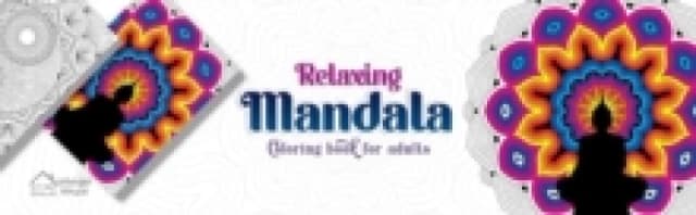 Relaxing Mandala Coloring Book for Adults Paperback / softback