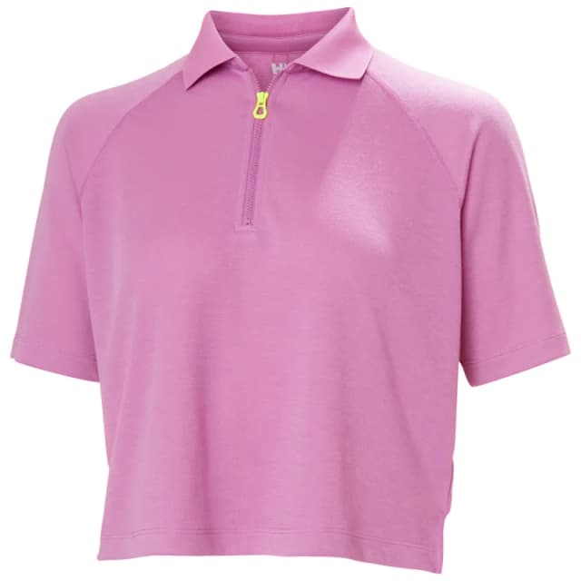 Helly Hansen Womens zipped crop polo Helly Hansen Inshore Rose Female S