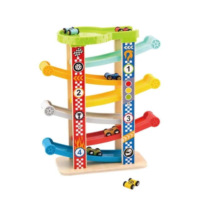 Tooky Toys Sliding Tower Babies - Multi Multi One Size