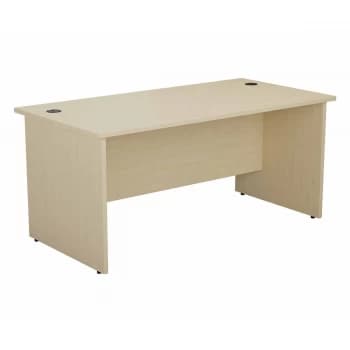 One Panel 1400 X 800 Rectangular Workstation - Maple