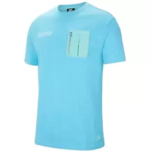 Nike FC Barcelona NSW T-Shirt Mens - Blue