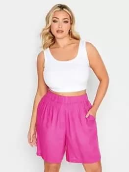 Yours Shorts - Bright Pink, Size 30-32, Women