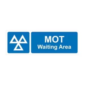 MOT Waiting Area - RPVC (600 x 200mm)
