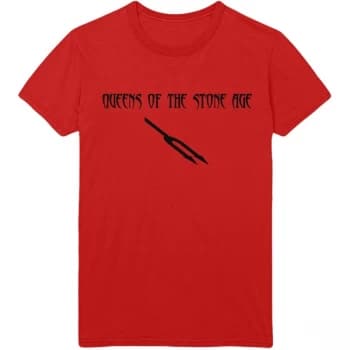 Queens Of The Stone Age - Deaf Songs Unisex Large T-Shirt - Red