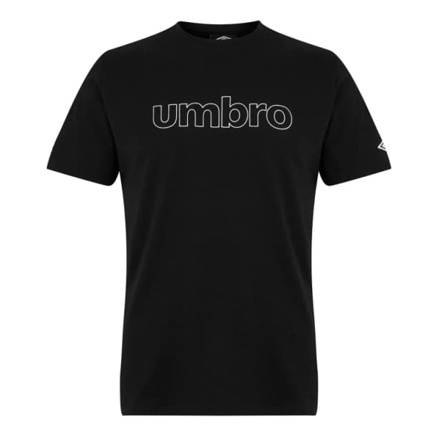 Umbro T Shirt Mens - Black M
