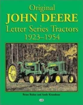 Original John Deere Letter Series Tractors Book