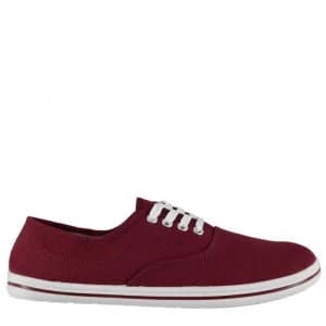Slazenger Canvas Pumps Mens - Burgundy