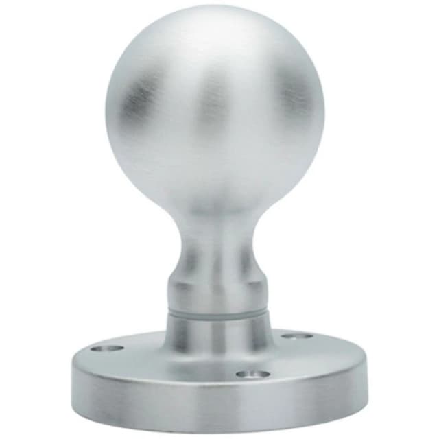 Loops PAIR Solid Ball Mortice Door Knob 45mm Diameter Satin Chrome Door Handle Multi unisex