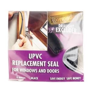 Stormguard 6m UPVC Replacement Gasket Seal - Black