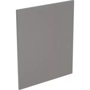 Kitchen Kit Flatpack Slab Appliance Door Super Gloss 715x596mm in Dust Grey Mdf
