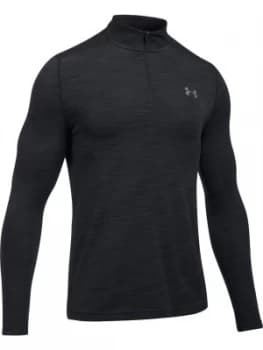 Urban Armor Gear Mens Threadborne Seamless 14 Zip Black