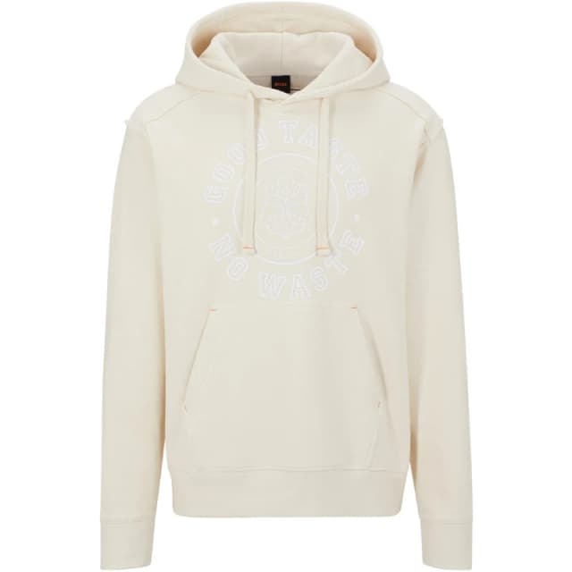 Boss Mens Wecirco Closed Hem Woven Tracksuit Joggers Open White male S