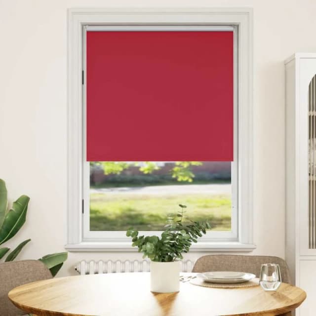 VIDAXL Roller Blind Blackout 100 x 175cm Red Vidaxl 240119