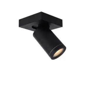 Taylor Modern Ceiling Spotlight Bathroom - LED Dim to warm - GU10 - 1x5W 2200K/3000K - IP44 - Black