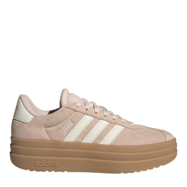 adidas Vl Court Bold Low-Top Trainers Girls Pink/White/Gum female 5.5 (38.7)