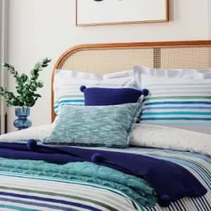 Helena Springfield Margot Kingsize Duvet Cover Set, Aqua